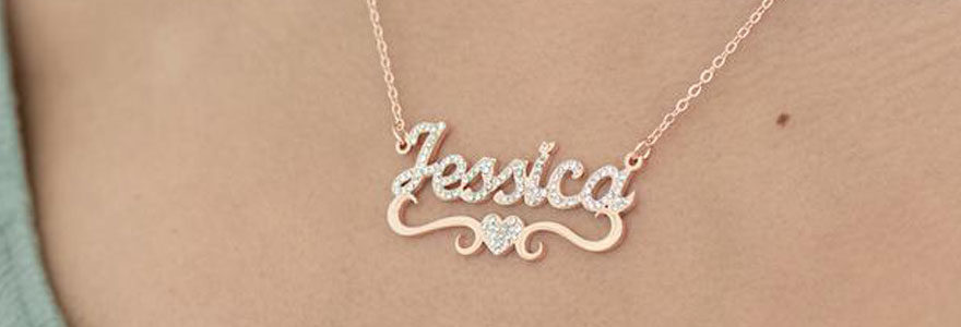 collier avec prénom